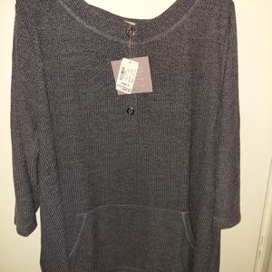 CJ Banks sweatshirt styled top, 3x